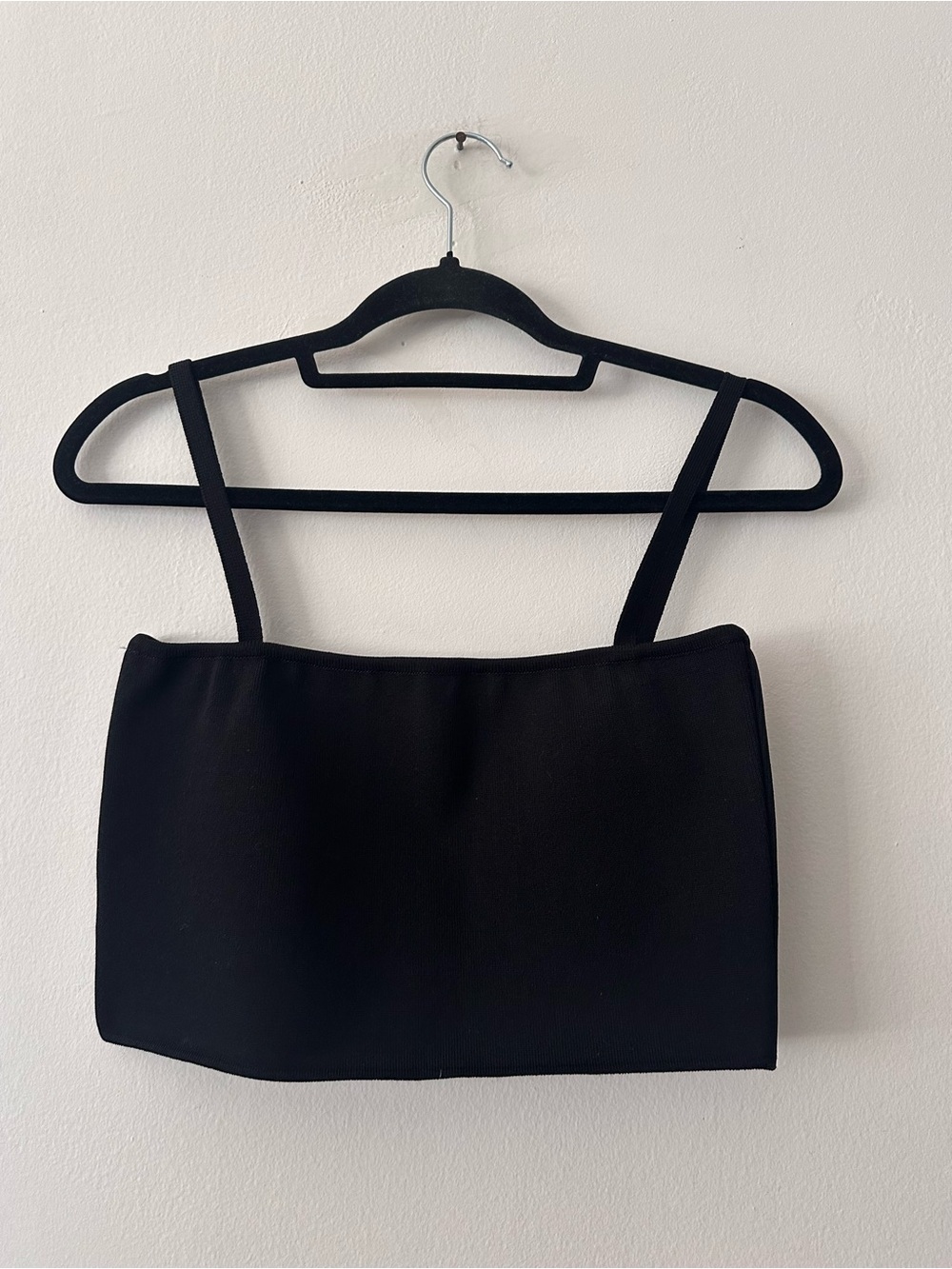 EGREY Sofia Cropped Top Large black size large